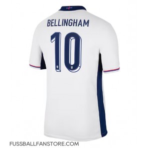 England Jude Bellingham #10 Replik Heimtrikot EM 2024 Kurzarm